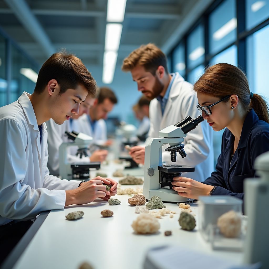 Laboratorio de análisis mineral