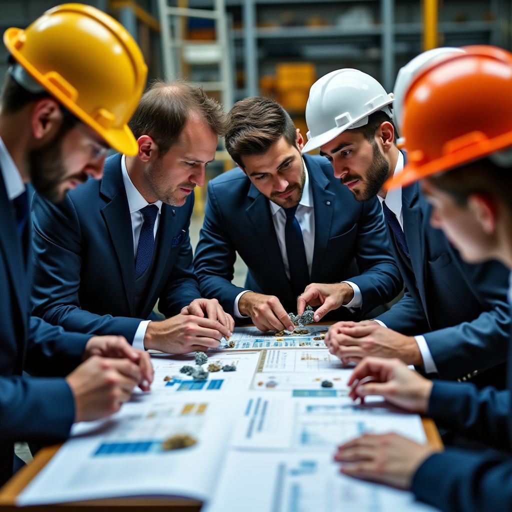 Profesionales en el sector minero argentino